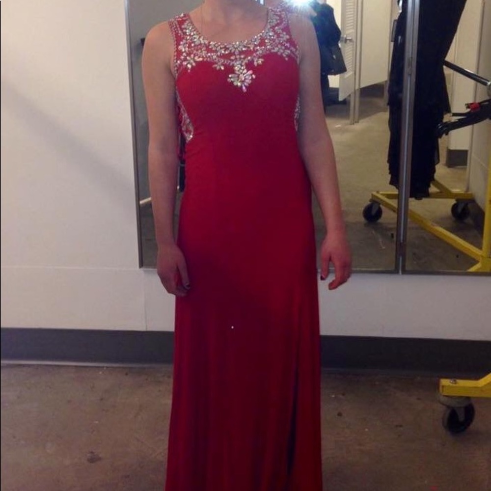 RED PROM DRESS
